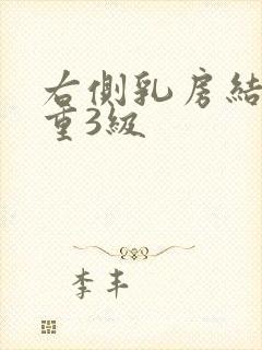 右侧乳房结节严重3级封面