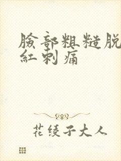 脸部粗糙脱皮泛红刺痛