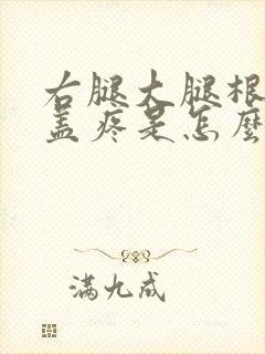 右腿大腿根到膝盖疼是怎么回事封面