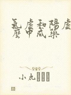气虚和阳虚吃什么中成药