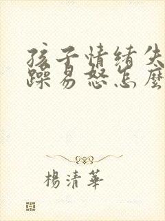 孩子情绪失控暴躁易怒怎么办封面