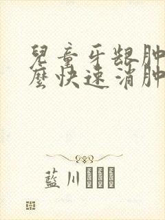儿童牙龈肿痛怎么快速消肿止痛