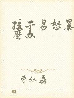 孩子易怒暴躁怎么办