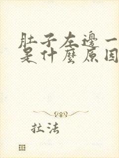 肚子左边一直痛是什么原因