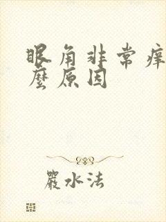 眼角非常痒是什么原因