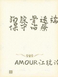 狗股骨远端骨折保守治疗