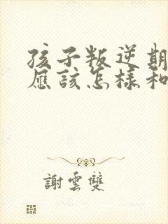 孩子叛逆期父母应该怎样和孩子交流