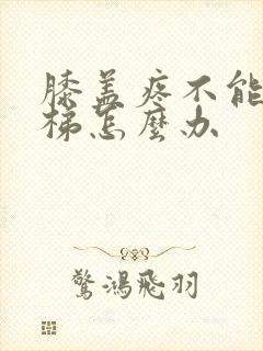膝盖疼不能走楼梯怎么办