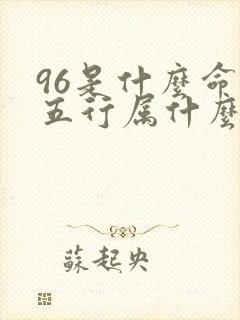 96是什么命 五行属什么