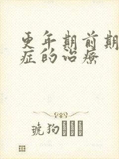 更年期前期综合症的治疗