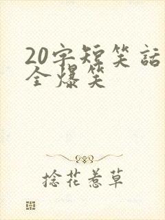 20字短笑话大全爆笑封面