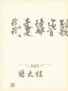 我走后你别再想我是哪首歌的歌词封面