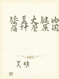 膝盖大腿内侧疼痛什么原因
