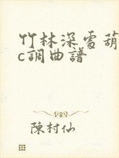 竹林深处葫芦丝c调曲谱