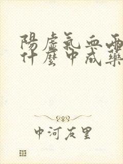 阳虚气血两虚吃什么中成药