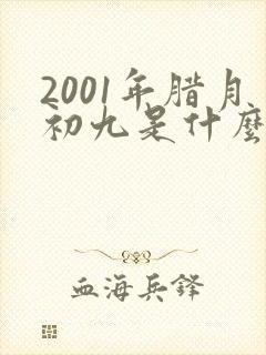 2001年腊月初九是什么星座