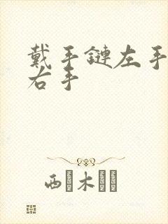 戴手链左手还是右手