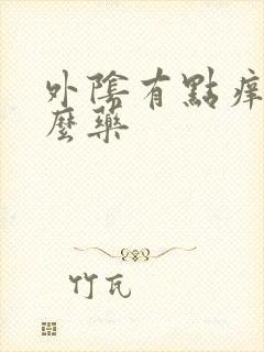 外阴有点痒擦什么药