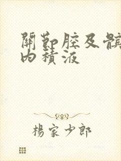 关节腔及髌上囊内积液