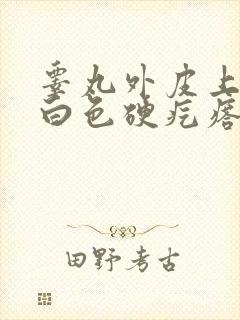 睾丸外皮上有个白色硬疙瘩
