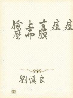 脸上有痘痘敷什么面膜