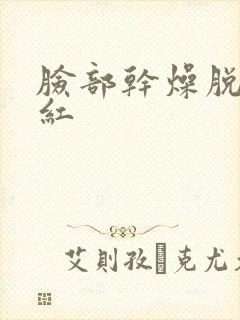 脸部干燥脱皮泛红