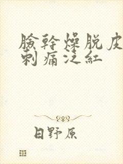 脸干燥脱皮紧绷刺痛泛红