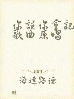 你说你会记得我歌曲原唱