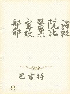 哪家医院治疗抑郁效果比较好