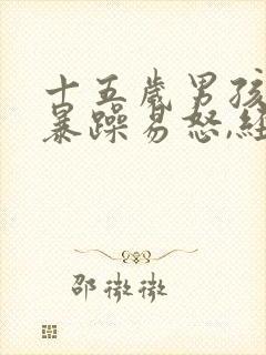 十五岁男孩脾气暴躁易怒,经常性的自残封面