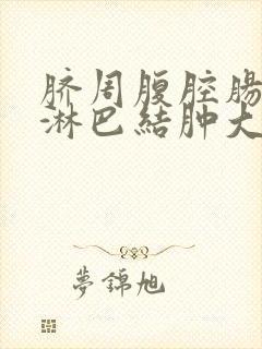脐周腹腔肠系膜淋巴结肿大严重吗