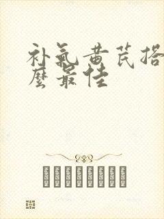 补气黄芪搭配什么最佳