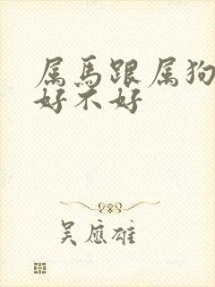 属马跟属狗婚配好不好封面
