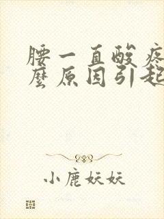 腰一直酸疼是什么原因引起的