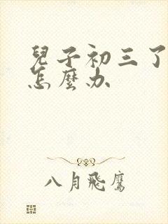 儿子初三了厌学怎么办