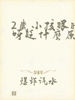 2岁小孩眼睛眨呀眨什么原因