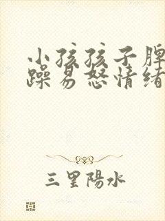 小孩孩子脾气暴躁易怒情绪低落