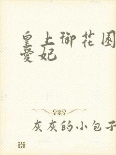 皇上御花园中要爱妃