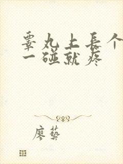睾丸上长个疙瘩一碰就疼