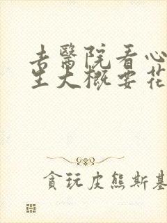 去医院看心理医生大概要花多少钱