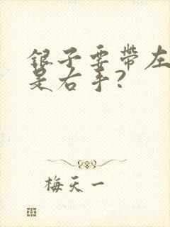 银子要带左手还是右手?