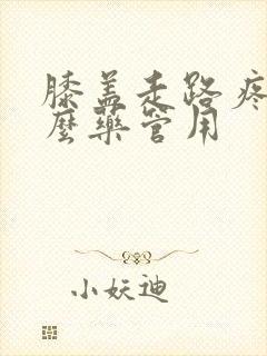 膝盖走路疼吃什么药管用
