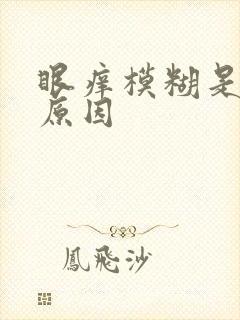 眼痒模糊是什么原因