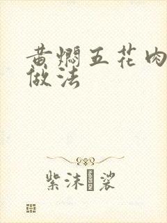 黄焖五花肉家常做法