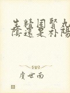 生精固肾丸是补阴还是补阳的