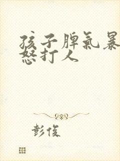 孩子脾气暴躁易怒打人