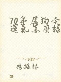 70年属狗今年运气怎么样