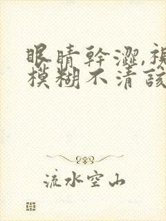 眼睛干涩,视力模糊不清该怎么办