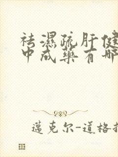 祛湿疏肝健脾的中成药有哪些
