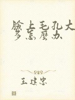 脸上毛孔大粉刺多怎么办
